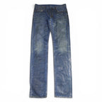 Dior AW07 waxed green “luster” denim
