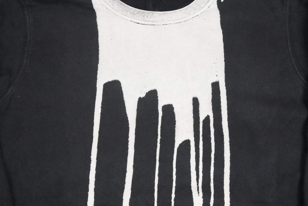 Rick Owens FW16 Mastodon bleach vomit sweatshirt