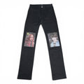 Raf Simons AW18 Christiane F. Patches waxed denim