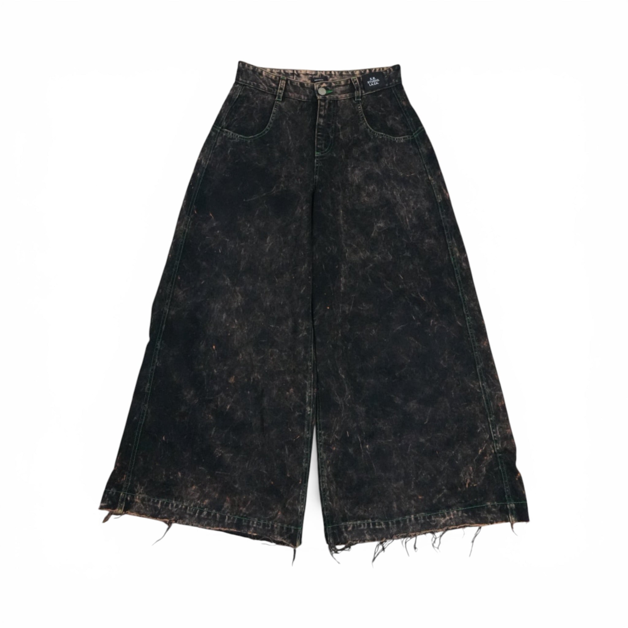 Sterling Ruby wide raver denim