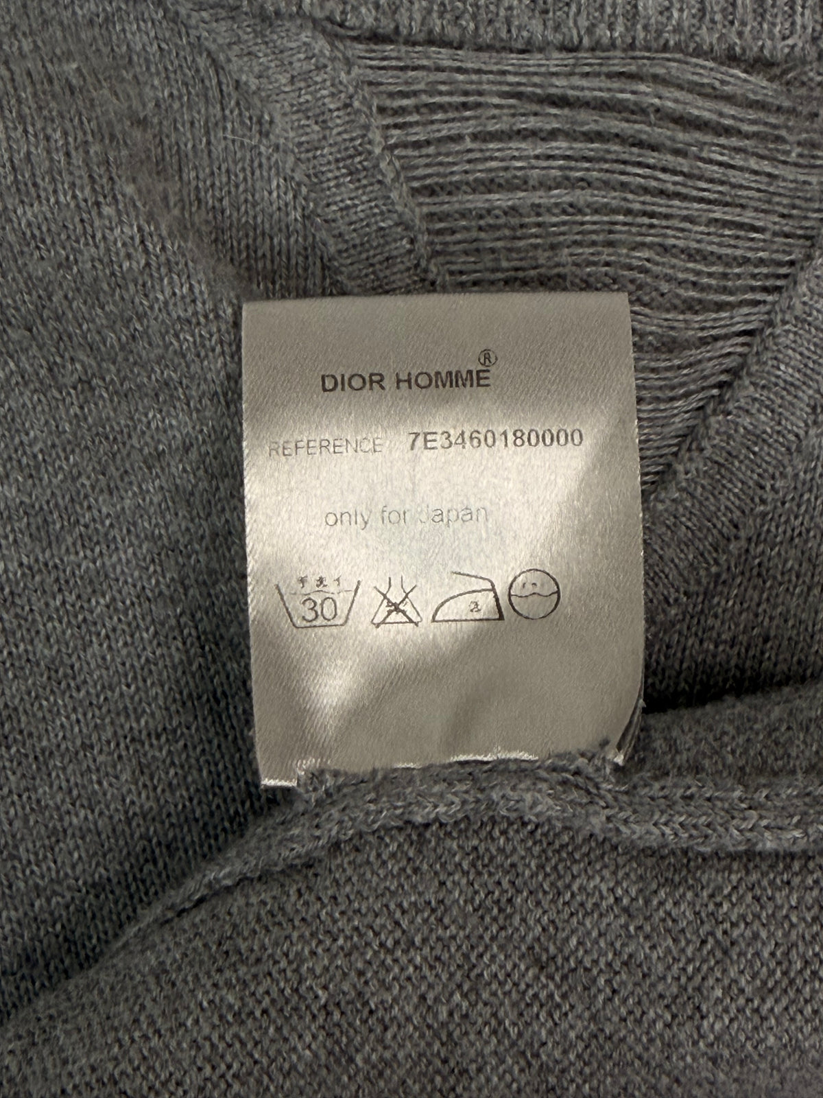 Dior SS07 We Look Good Together V-Neck Sweater