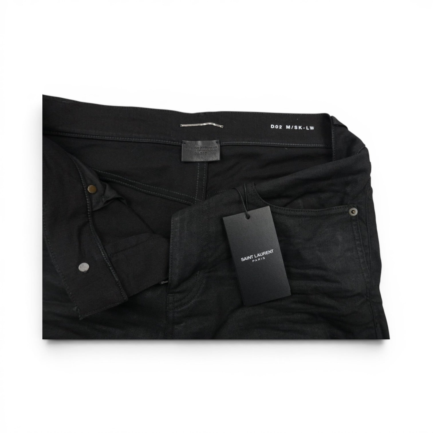 Saint Laurent 2021 waxed denim