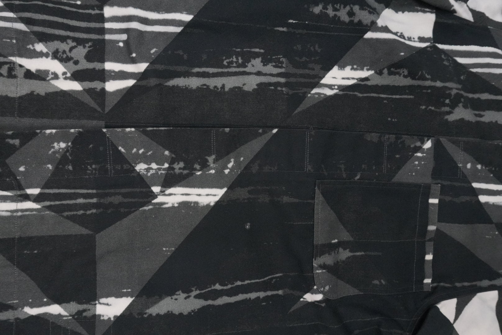Rick Owens FW16 Mastodon geo camo shirt