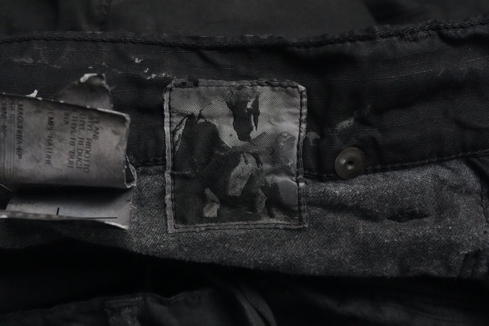 Rick Owens FW08 Stag ripstop waxed detroits