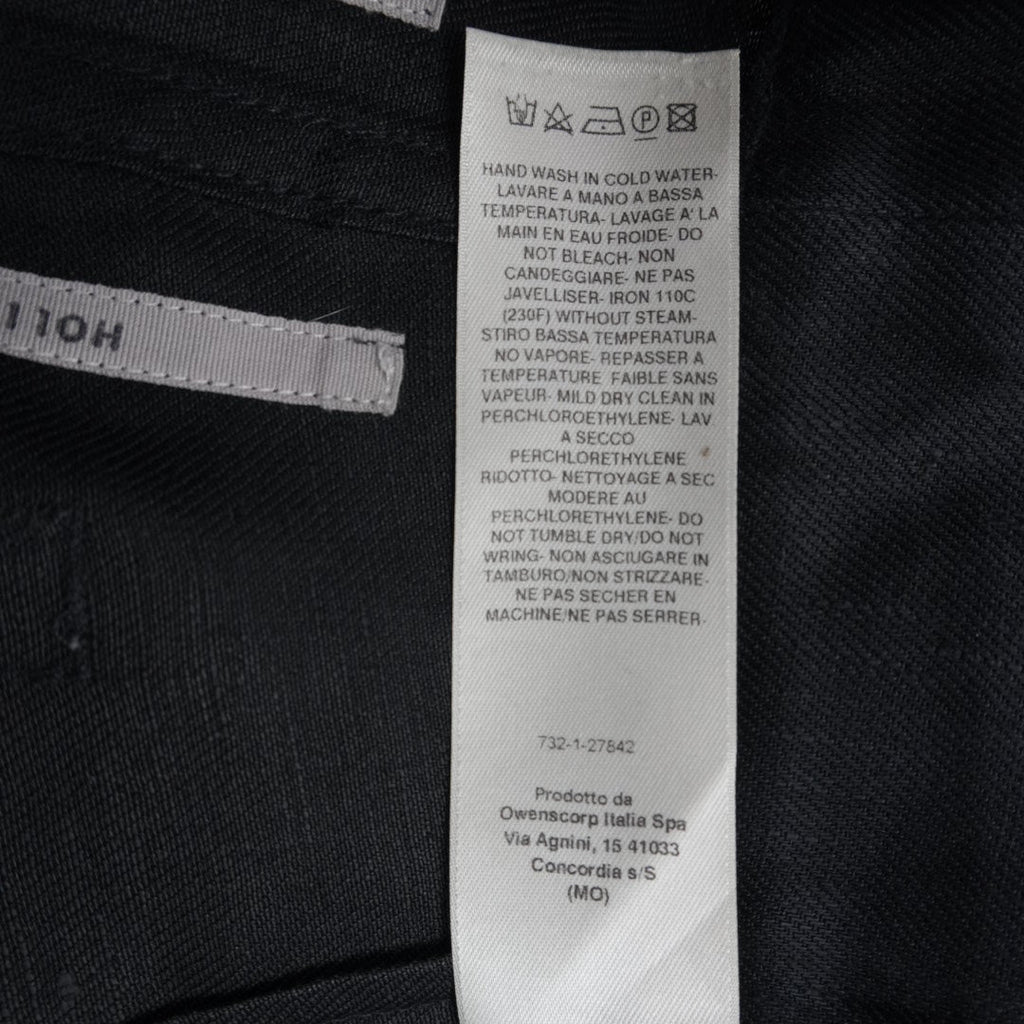 Rick Owens SS25 Hollywood waxed linen pants