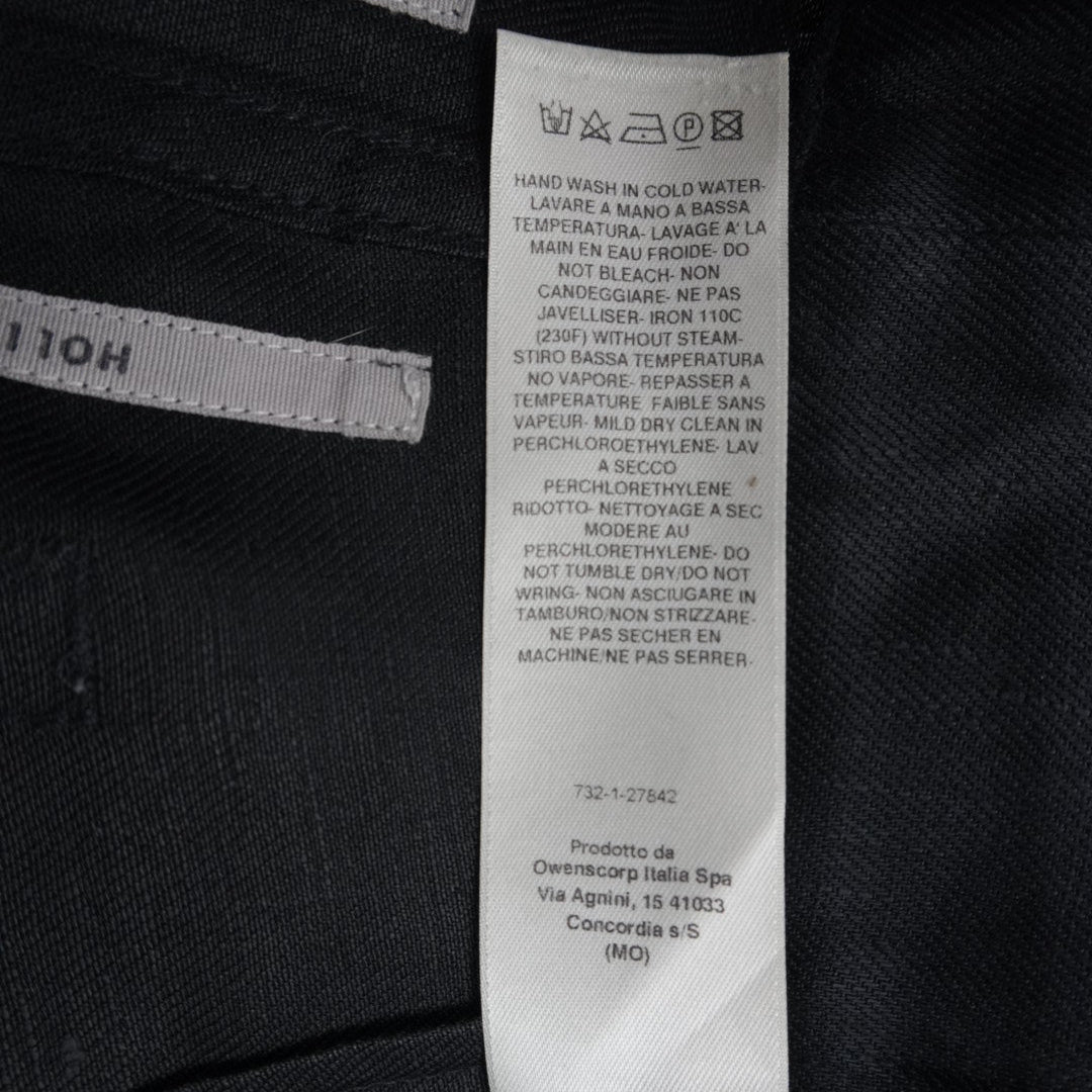 Rick Owens SS25 Hollywood waxed linen pants