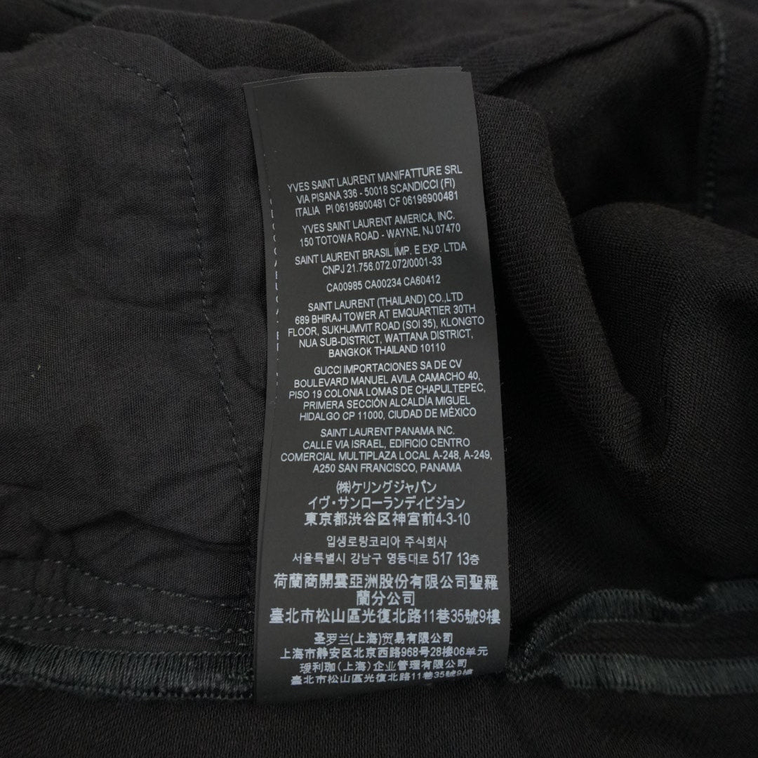 Saint Laurent 2021 waxed denim