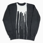 Rick Owens FW16 Mastodon bleach vomit sweatshirt