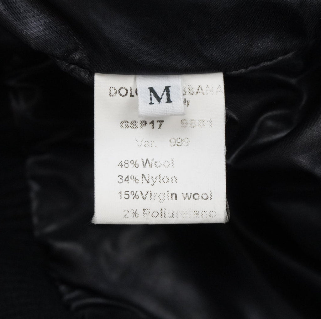 Dolce & Gabbana AW03 bondage bomber