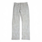 Dior AW03 “Luster” waxed white denim