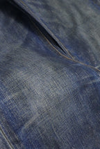 Dior AW07 waxed green “luster” denim