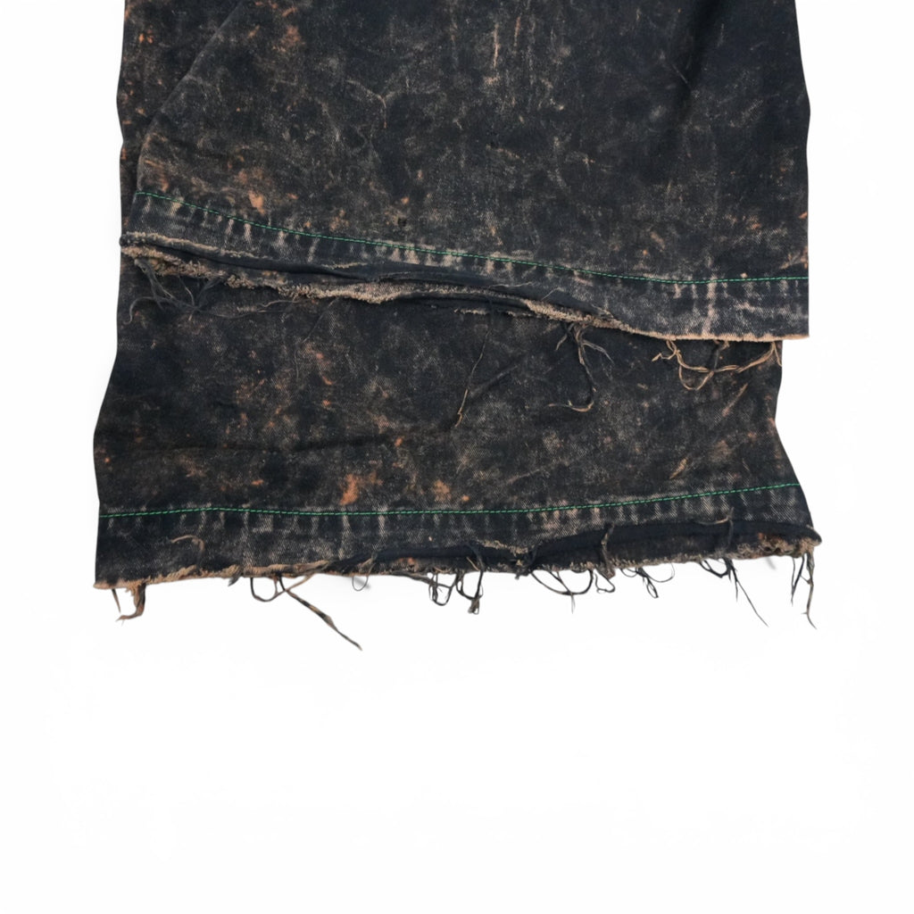 Sterling Ruby wide raver denim