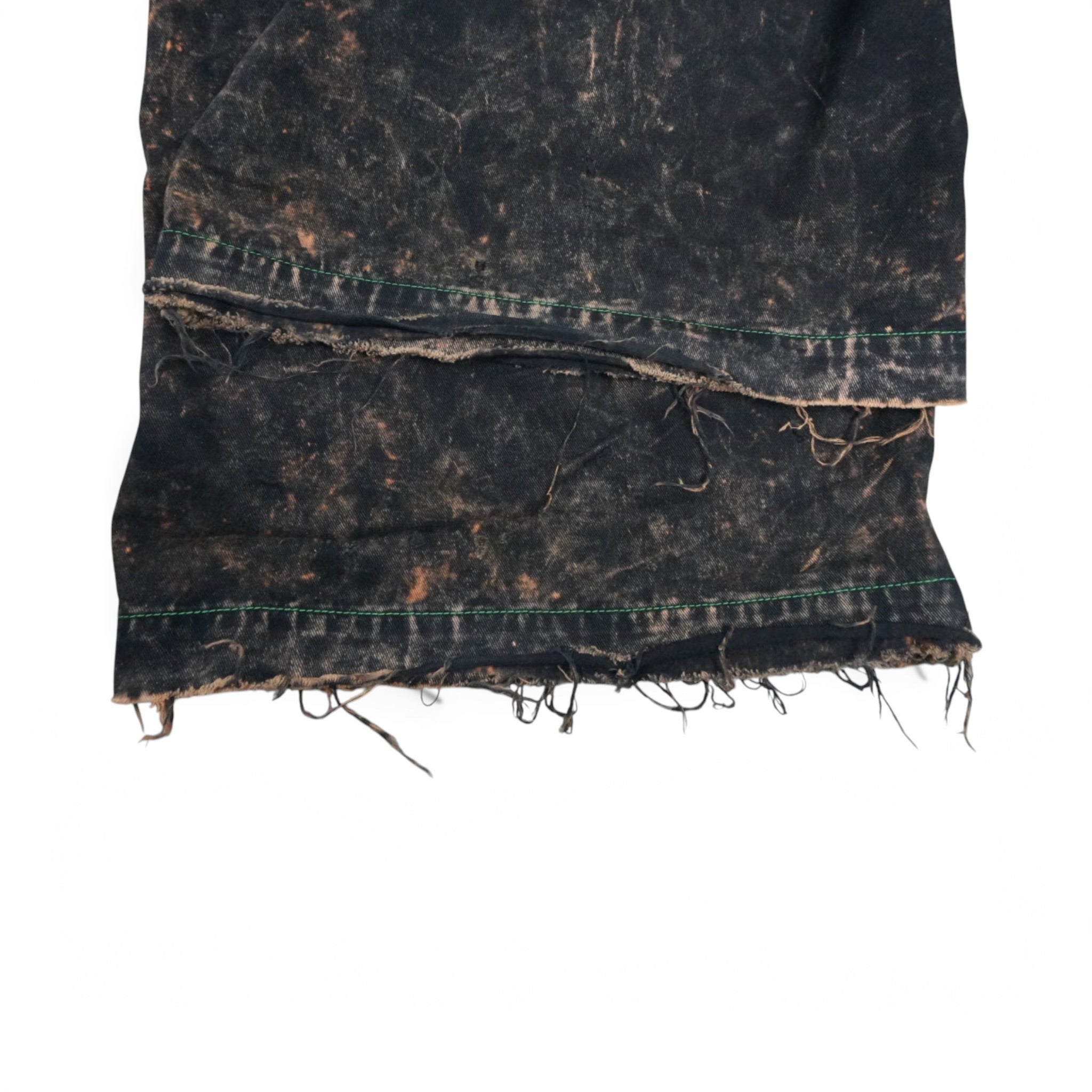 Sterling Ruby wide raver denim