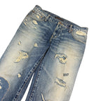 Undercover SS05 But Beautiful 60s Red Yarn Denim