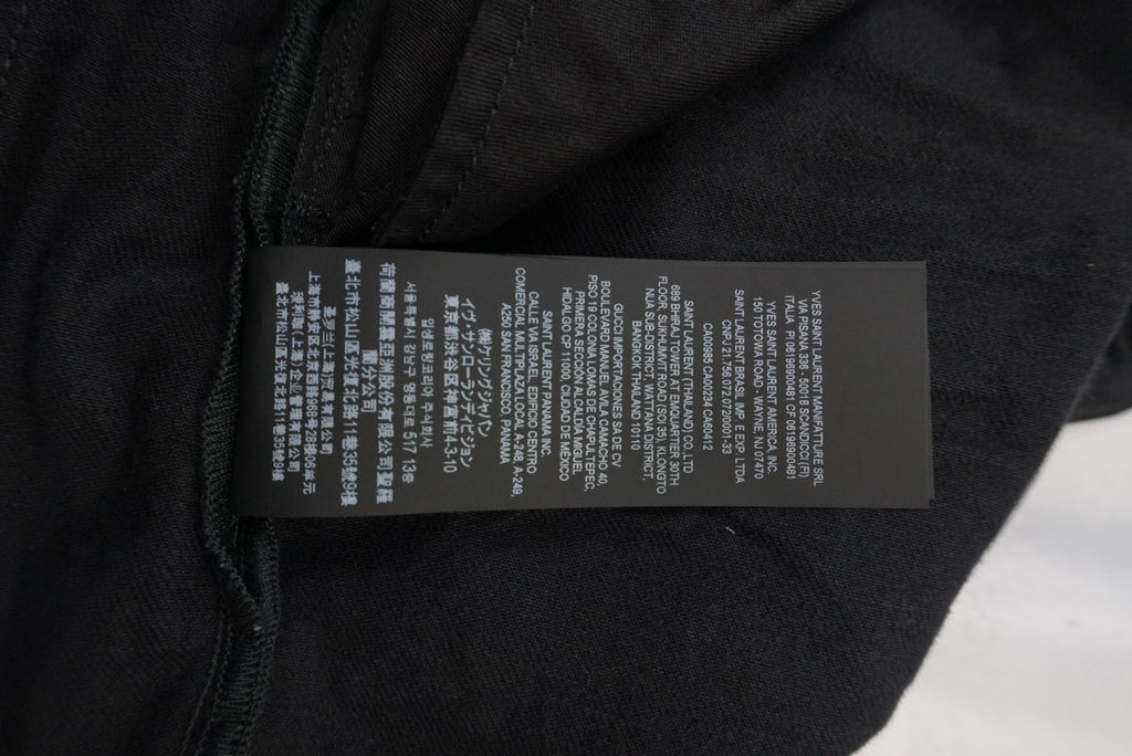 Saint Laurent 2021 waxed denim