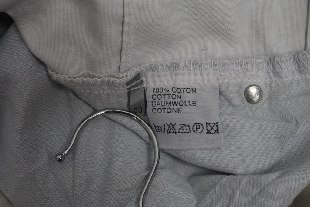 Dior AW03 “Luster” waxed white denim