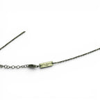 Maison Margiela sterling silver double dog tag necklace