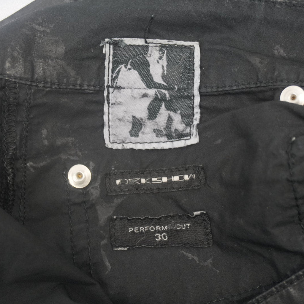 Rick Owens SS21 Phlegethon waxed performa cut jeans
