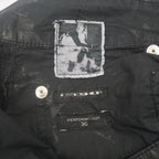 Rick Owens SS21 Phlegethon waxed performa cut jeans