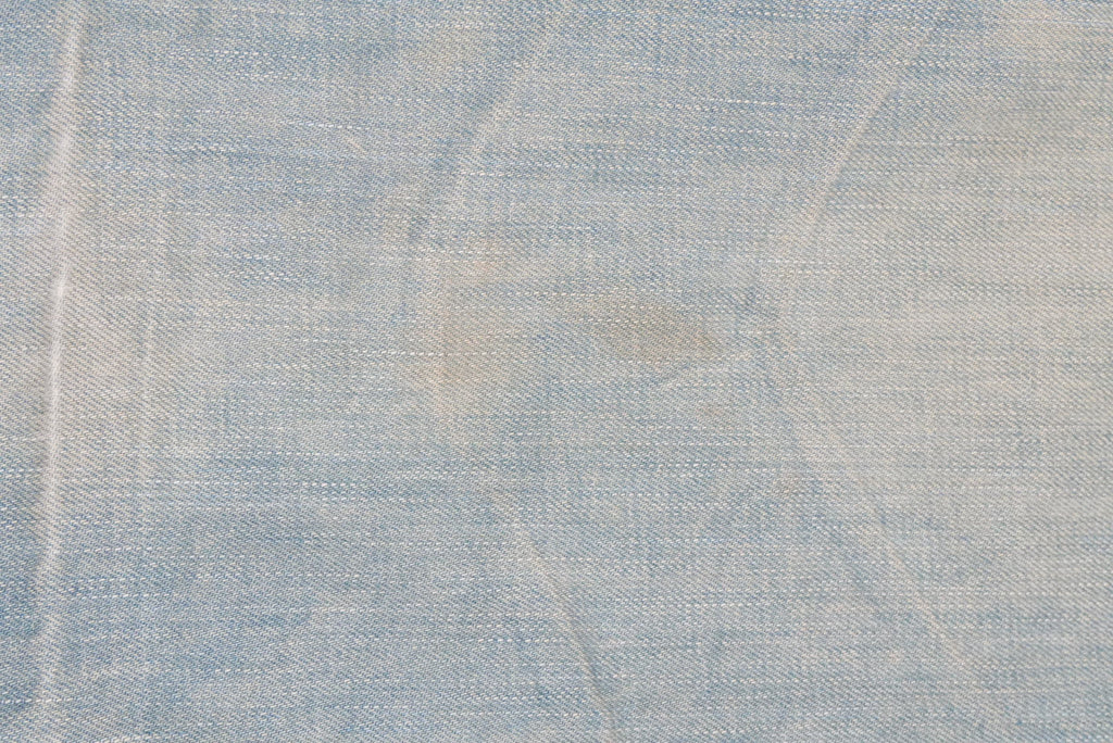 Dior SS04 Strip bleu claire denim
