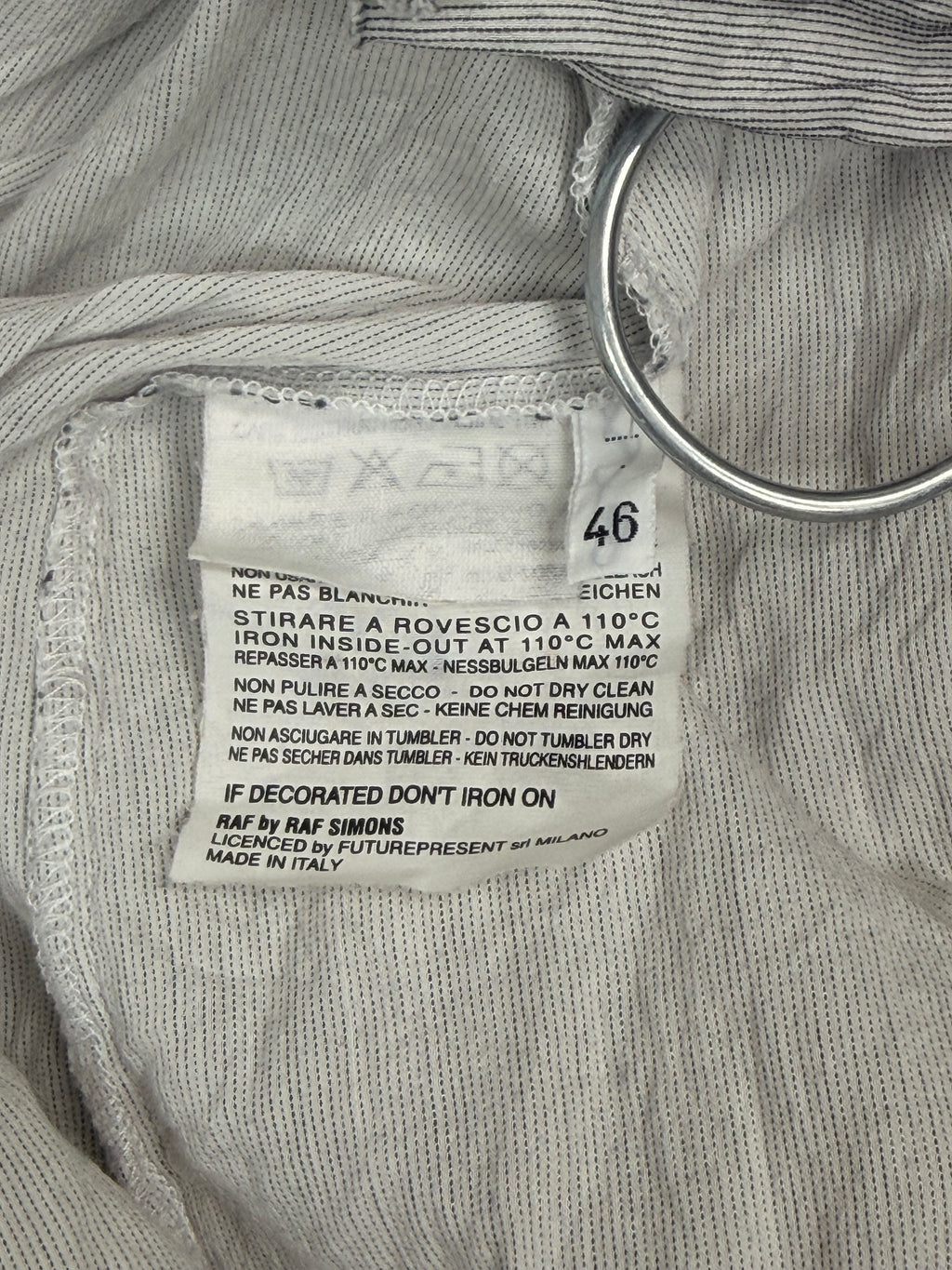 Raf By Raf Simons SS06 patches hooded shirt