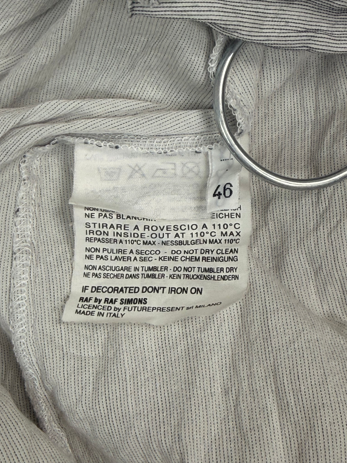 Raf By Raf Simons SS06 patches hooded shirt