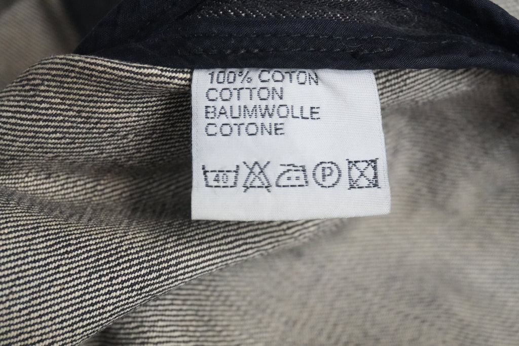 Dior SS03 Follow Me faded whiskered denim jacket