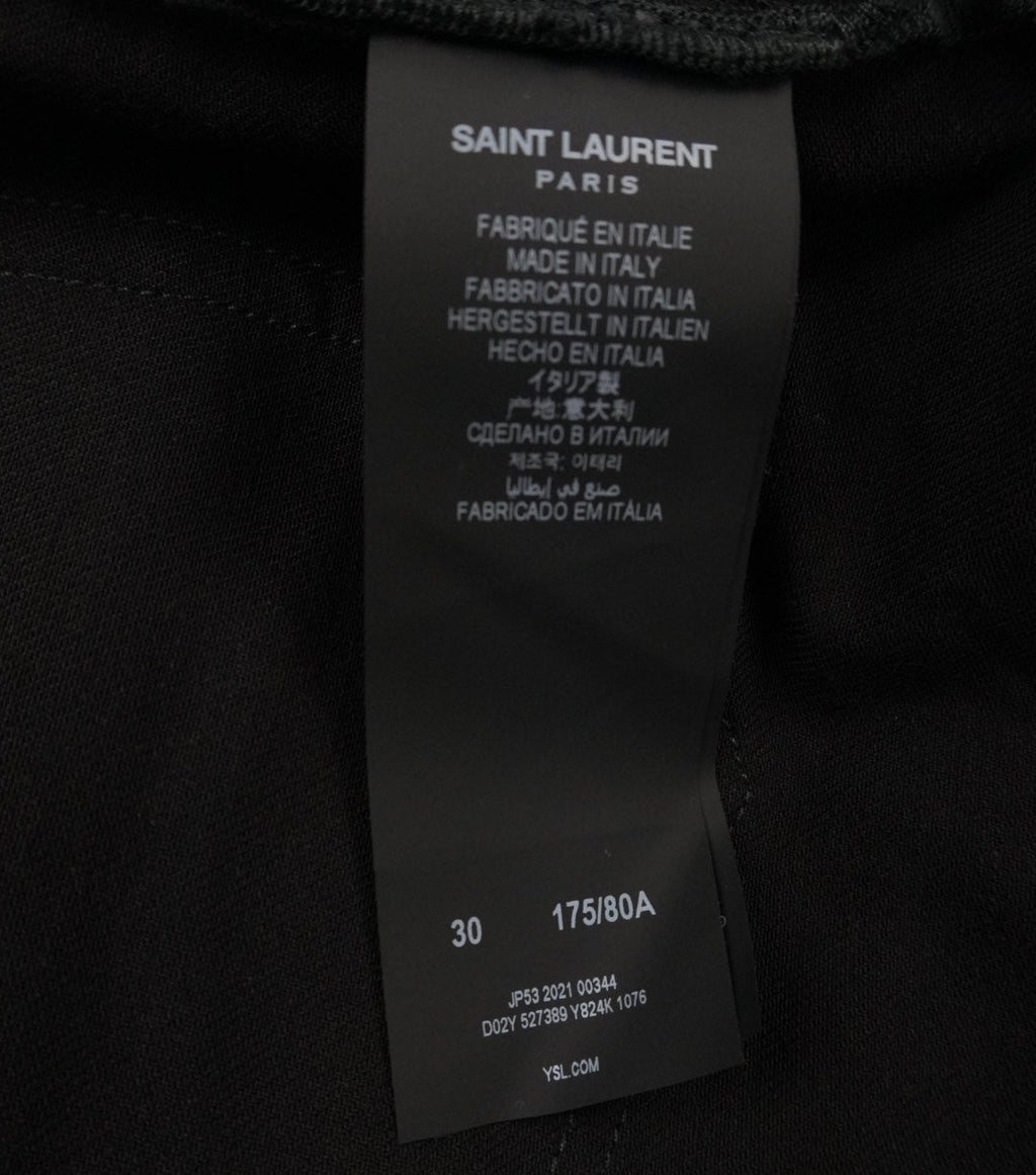 Saint Laurent 2021 waxed denim