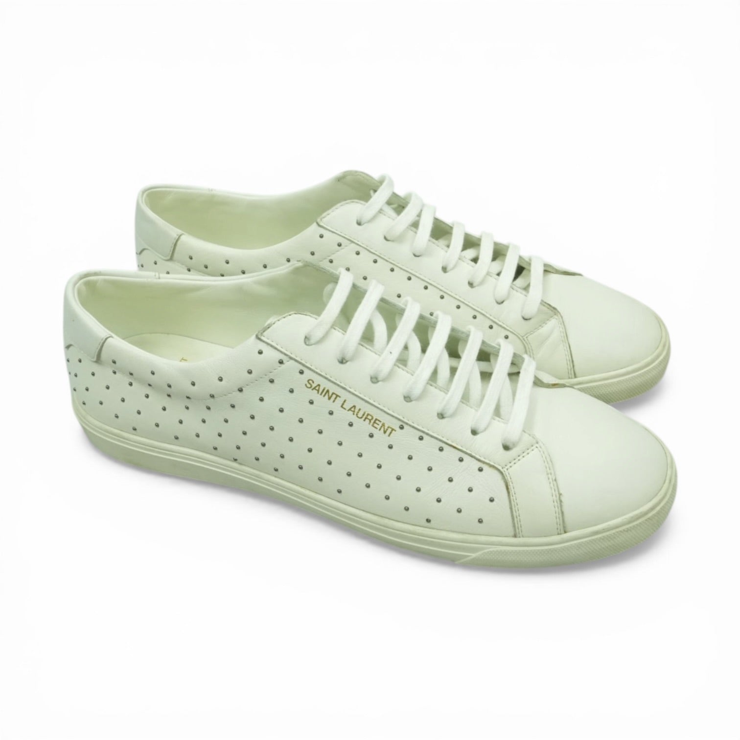 Saint Laurent Andy studded low sneakers
