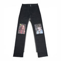 Raf Simons AW18 Christiane F. Patches waxed denim