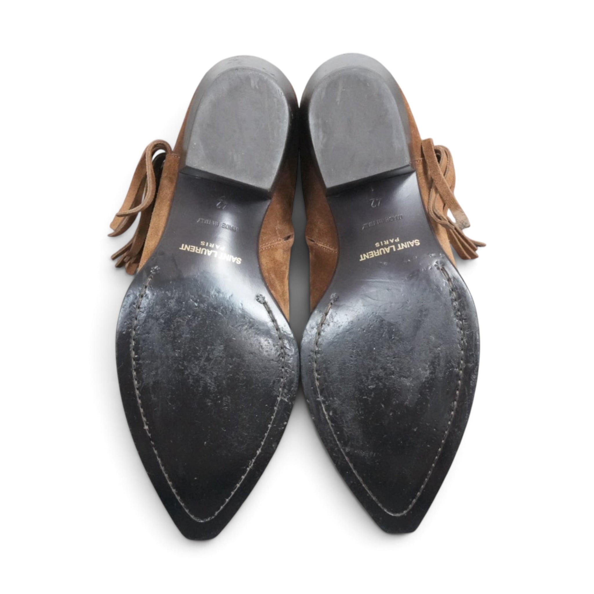 Saint Laurent SS19 Lukas fringed boots
