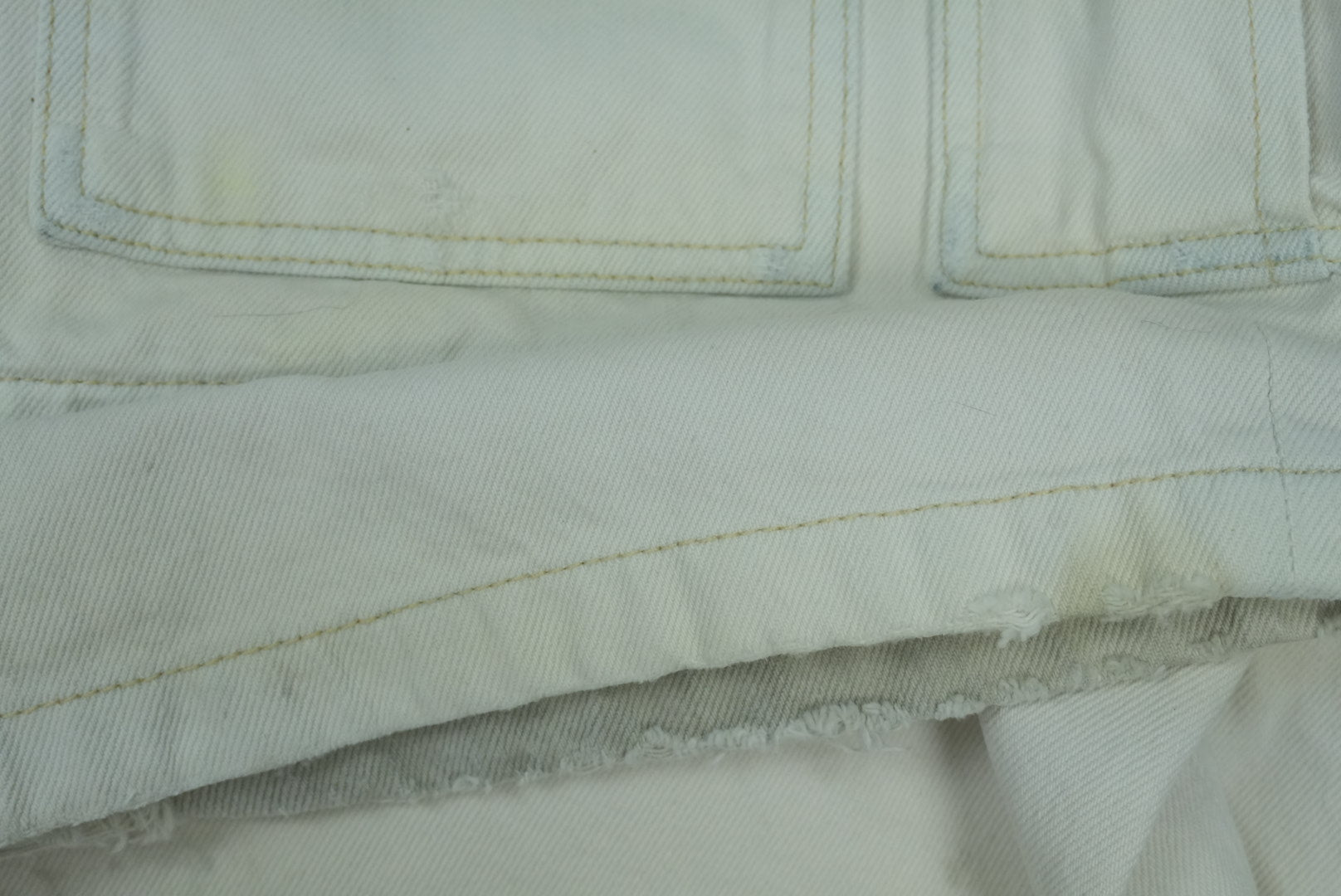 Balenciaga AW21 distressed white cargo