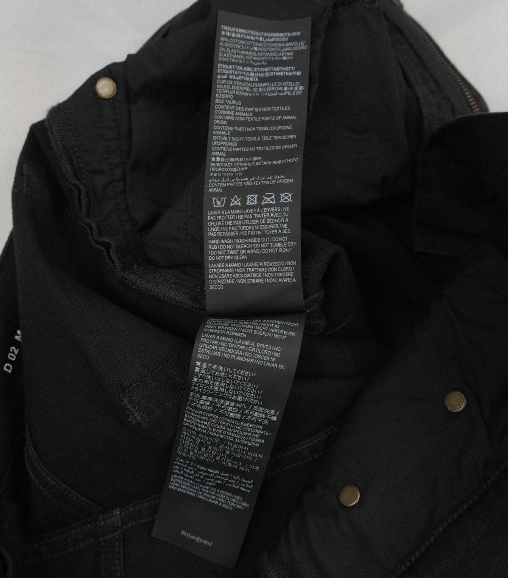 Saint Laurent 2021 waxed denim
