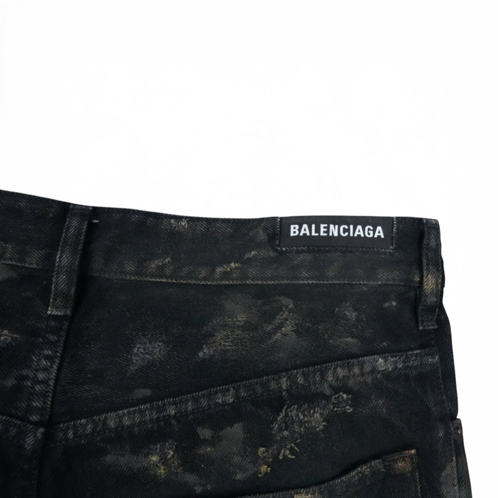 Balenciaga SS23 Mud Show super destroyed denim