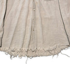 Raf Simons AW02 Virginia Creeper Hooded Frayed Shirt