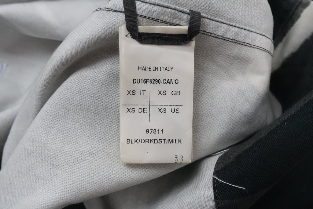 Rick Owens FW16 Mastodon geo camo shirt