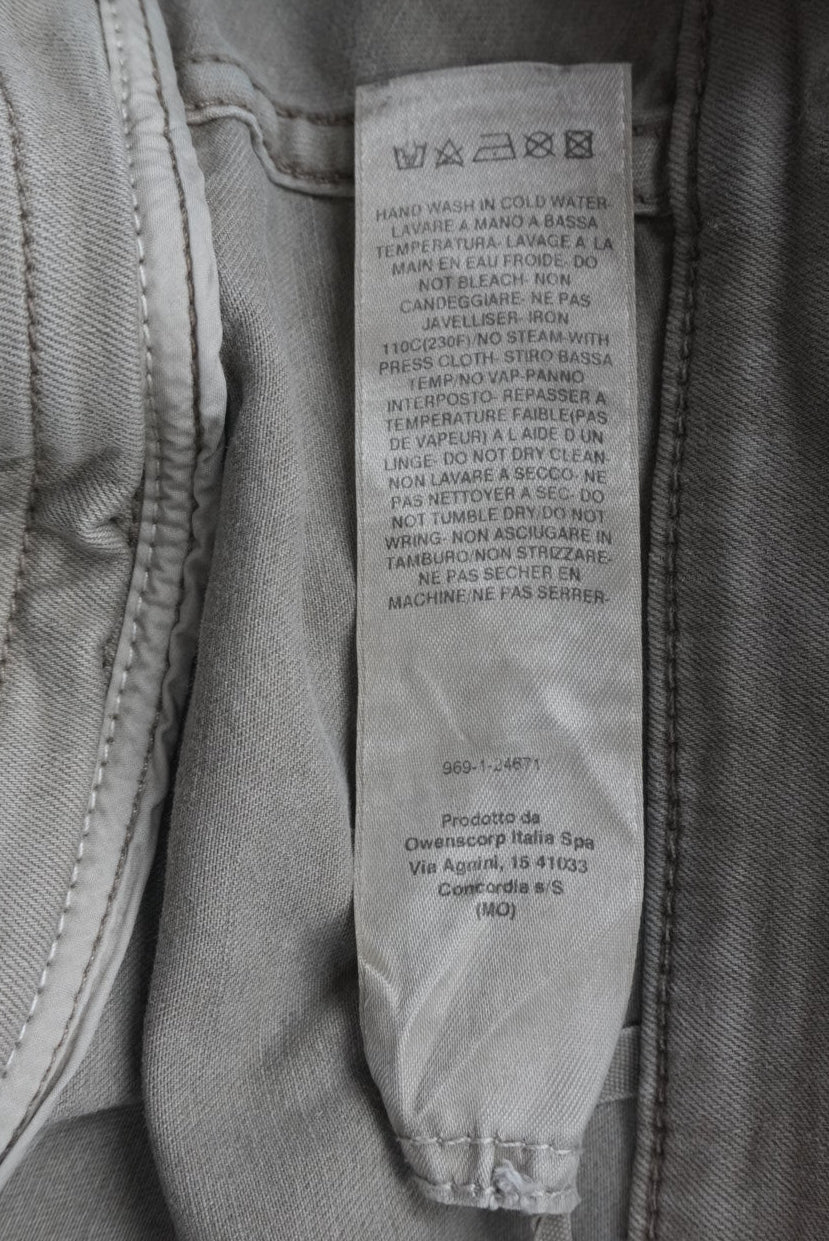 Rick Owens SS24 Lido waxed bolan banana cut denim